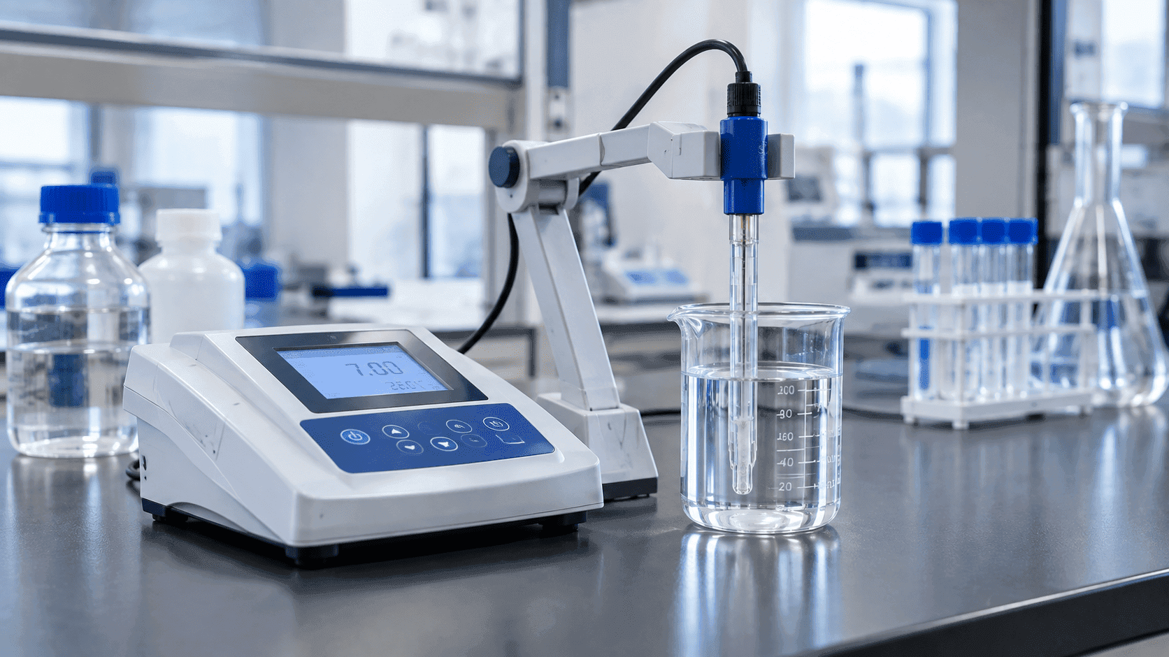 پی اچ متر چیست؟ اصول کار، انواع و کالیبراسیون pH متر